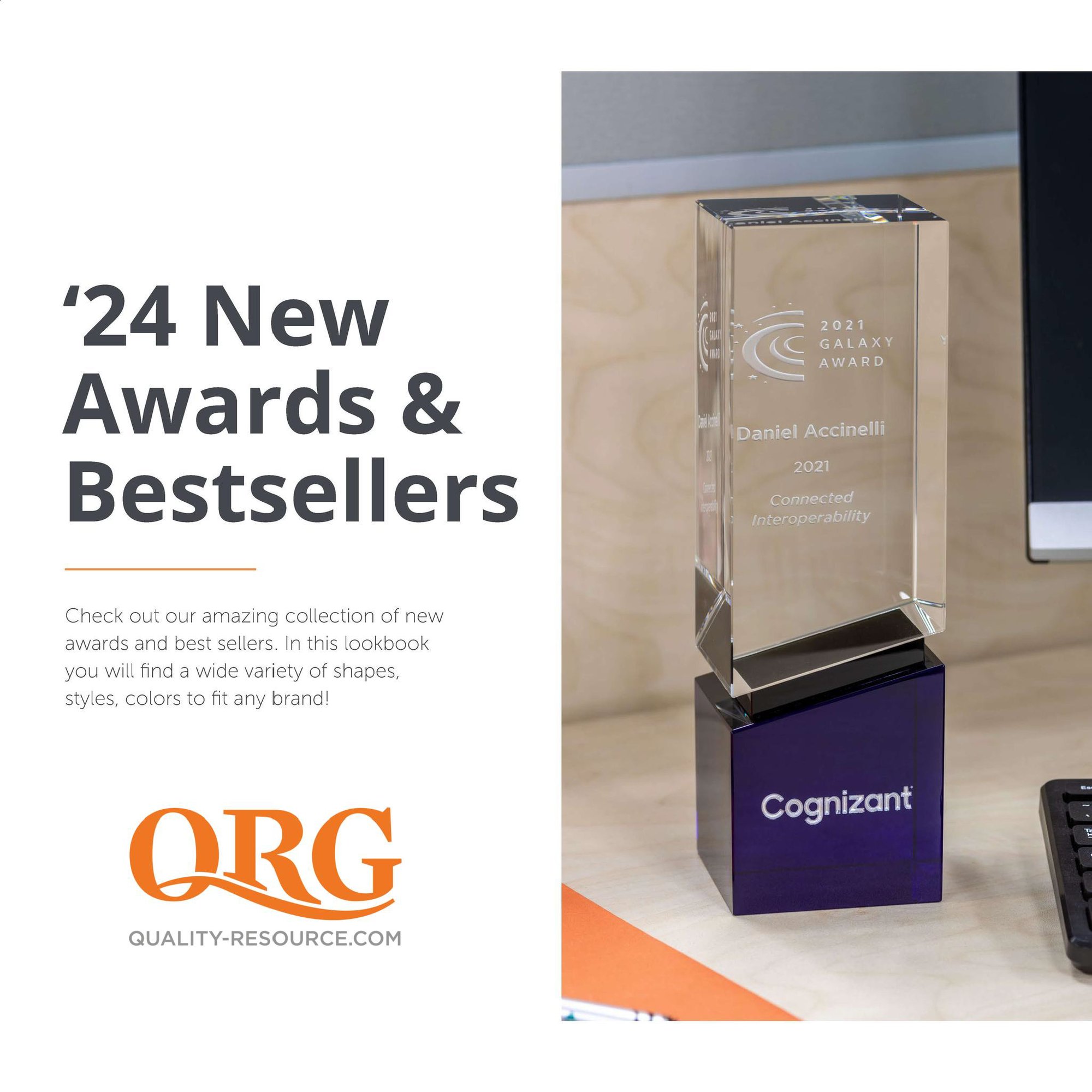 crystal glass award - QRG 2024 New Awards and Best Sellers cover image